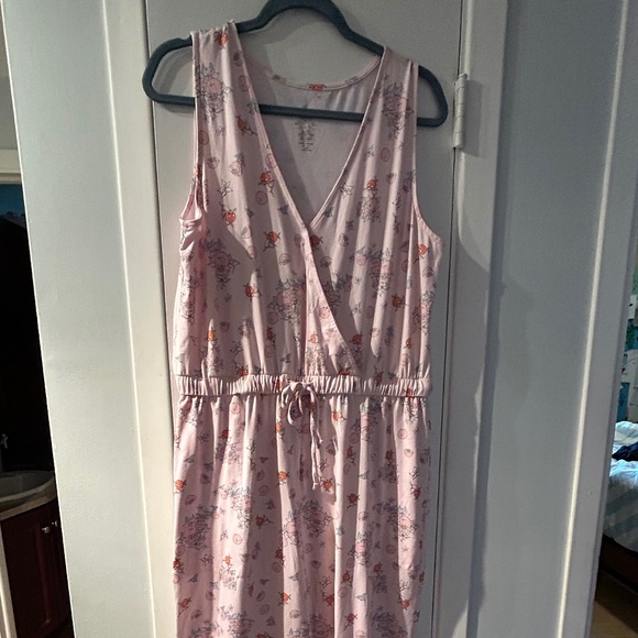 Disney Parks Orange Bird Loungewear Pajamas Jumpsuit One Piece Size Large - Picture 1 of 4